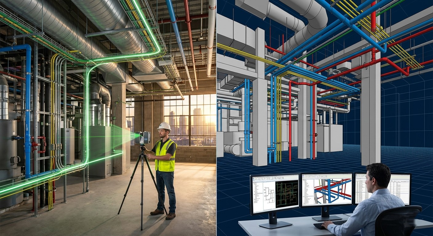 A Practical Guide to Scan to BIM for MEP Retrofits