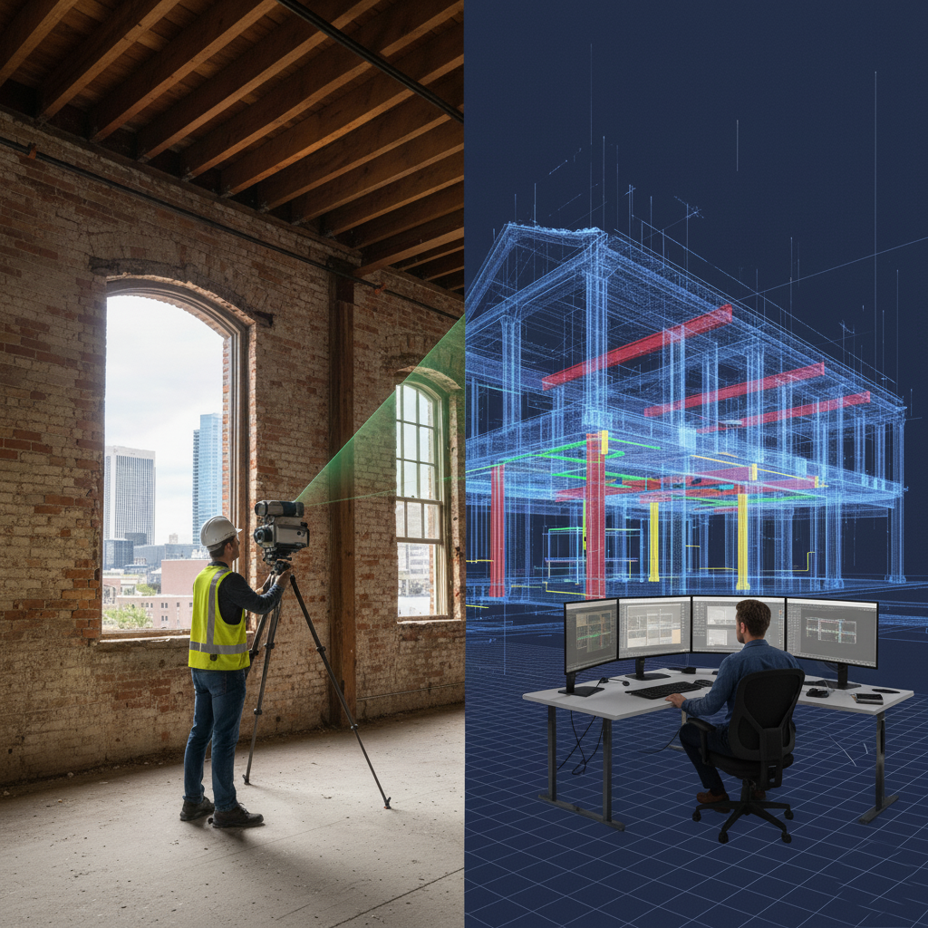 Scan to BIM: Transforming Point Cloud Data into Intelligent 3D Models
