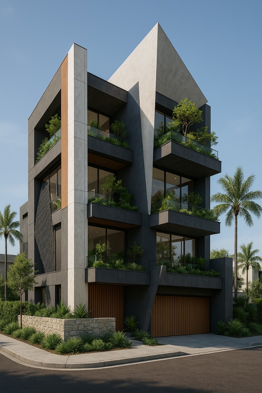 A Sculptural Modern Residence